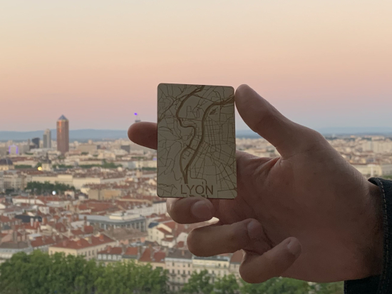 Magnet pour réfrigérateur de Lyon