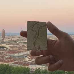 Magnet pour réfrigérateur de Lyon